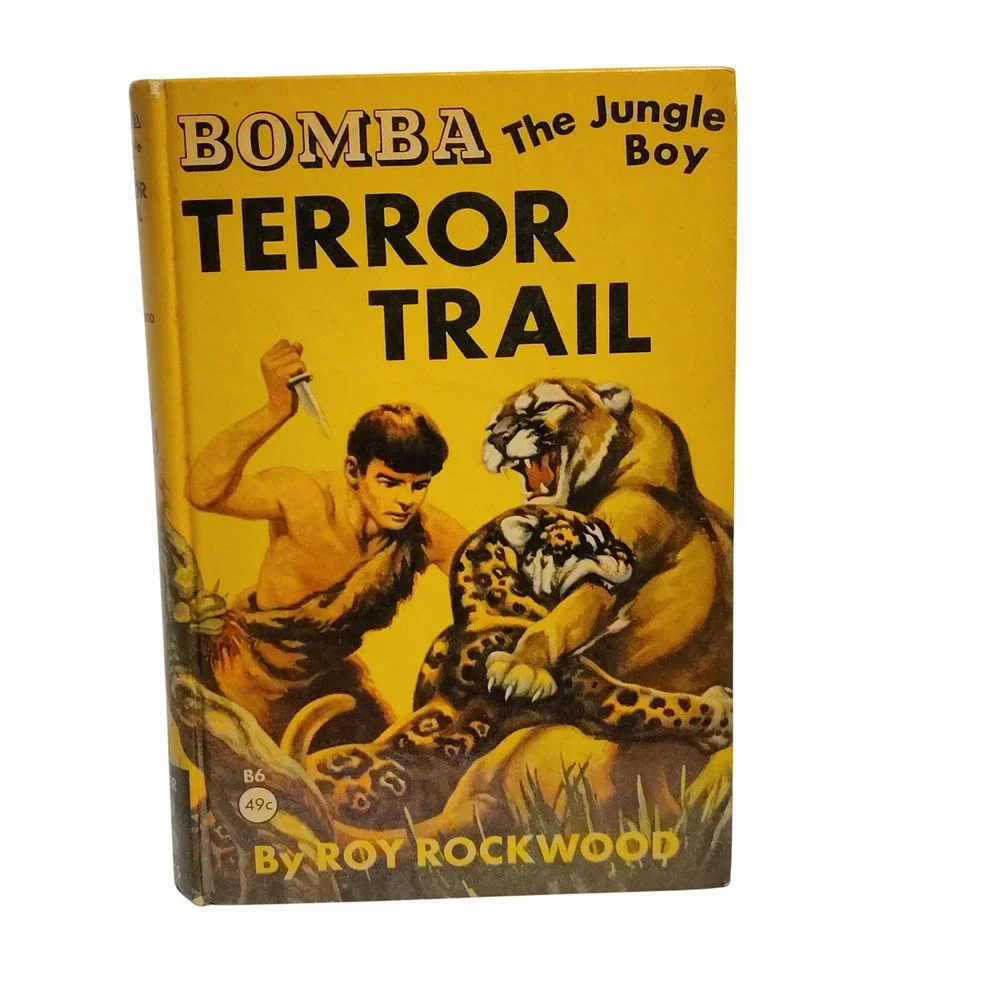 Bomba The Jungle Boy Terror Trail Book Roy Rockwood Vintage Adventure‎